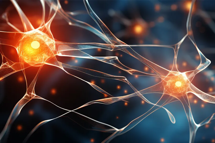 3D illustration of inflamed nerve endings. Schedule Neuropathy and Nerve Pain Treatment from Frank Lanzisera, D.C. in Tampa Bay Metro.