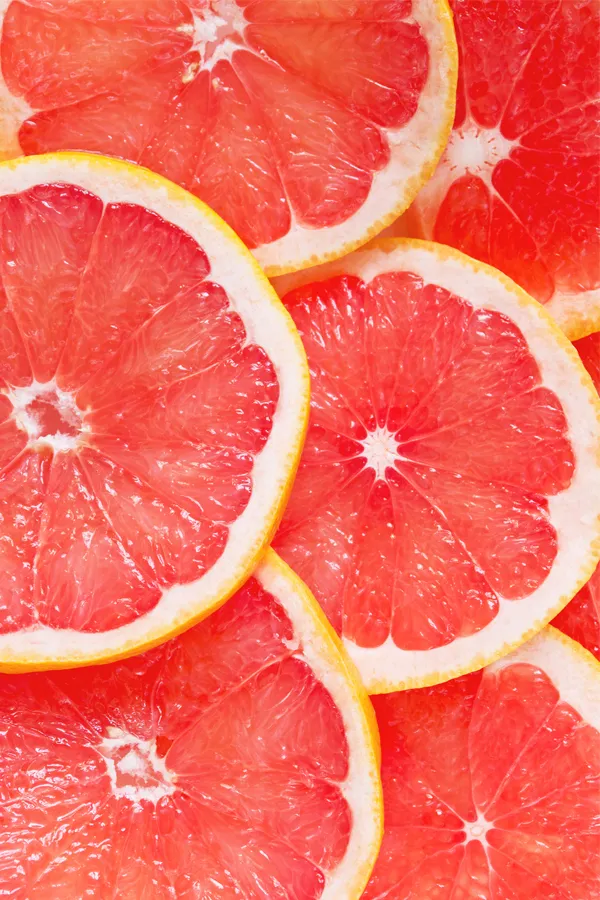 Slices of grapefruit. Get Reboot IV therapy from Frank Lanzisera, D.C. in Tampa Bay Metro.